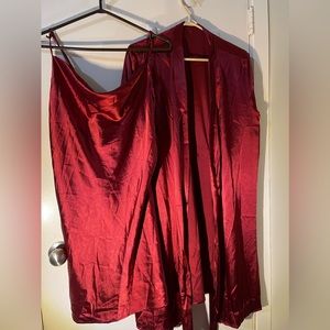 Amazon Silk Dress & Robe Set